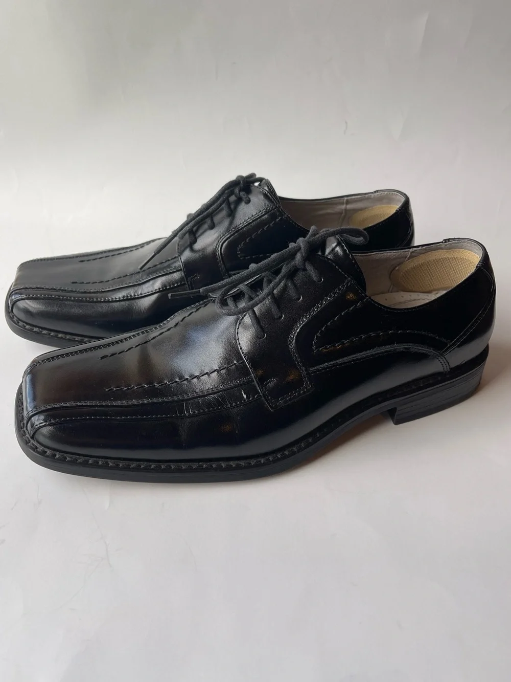 Stacy Adams Corrado Black Leather Men's Dress Shoes- 7M